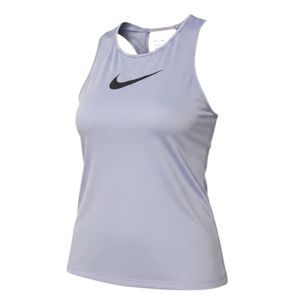 Nike Pro Dri-FIT Women Lavender Purple Training Tank Top DB4506-569 Small